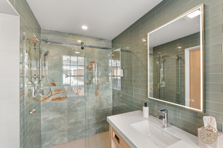 Regatta Suite bathroom at Mystic River Inn.