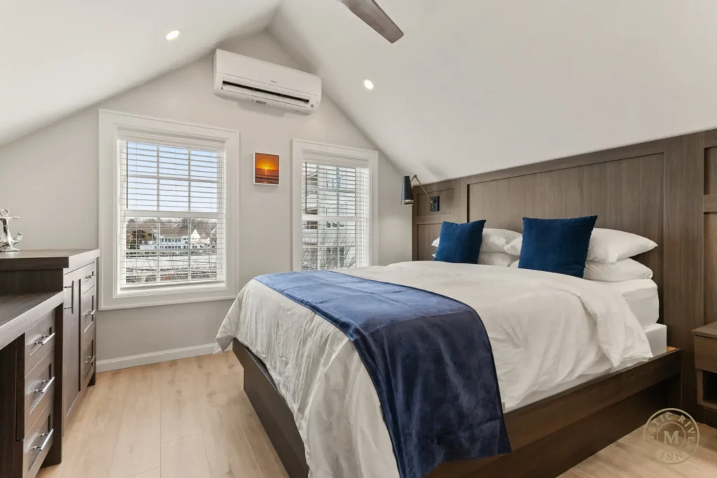 Your private sanctuary: Step into the spacious primary bedroom, tucked away for a quiet night's rest.